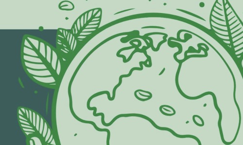 drawing of a globe